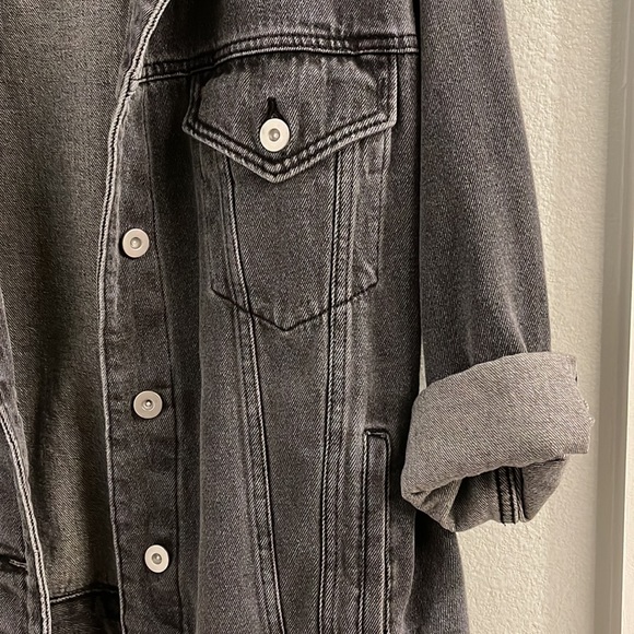 COPY - Wild Fable Black Jean Jacket - Picture 5 of 7